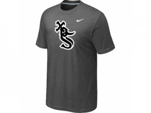 Chicago White Sox Nike Heathered D.Grey Club Logo T-Shirt