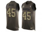 Mens Nike Green Bay Packers #45 Vince Biegel Limited Green Salute to Service Tank Top NFL Jersey