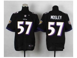 Nike jerseys baltimore ravens #57 mosley black[Elite]