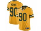 Mens Nike Green Bay Packers #90 Montravius Adams Limited Gold Rush NFL Jersey