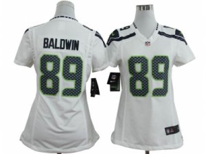 Nike Women nfl Seattle Seahawks #89 Doug Baldwin White jerseys