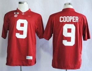 NCAA Alabama Crimson Tide #9 Amari Cooper Red 2016 College Football Playoff National Championship Jersey