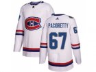 Men Adidas Montreal Canadiens #67 Max Pacioretty White Authentic 2017 100 Classic Stitched NHL Jersey
