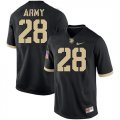 Army Black Knights 28 Nick Schrage Black College Football Jersey