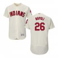 Cleveland Indians #26 Mike Napoli Crean New Authentic Collection Baseball Jersey