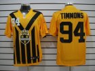 Nike Pittsburgh Steelers #94 Timmons Yellow Colors 1933s Throwback Elite Jerseys