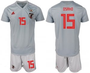 Japan 15 OSAKO Away 2018 FIFA World Cup Soccer Jersey