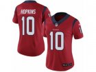 Women Nike Houston Texans #10 DeAndre Hopkins Vapor Untouchable Limited Red Alternate NFL Jersey