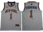 NBA New York Knicks #1 Amar'e Stoudemire white Revolution 30 Swingman Jerseys New Style