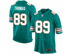 Nike Miami Dolphins #89 Julius Thomas Game Aqua Green Alternate NFL Jersey