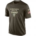 Mens Chicago Bulls Salute To Service Nike Dri-FIT T-Shirt