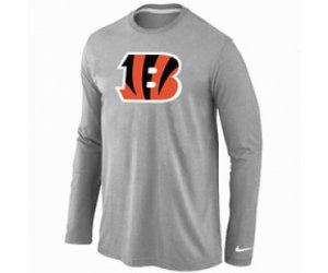 Nike Cincinnati Bengals Logo Long Sleeve T-Shirt Grey