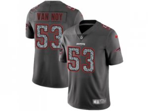 Nike New England Patriots #53 Kyle Van Noy Gray Static Men NFL Vapor Untouchable Limited Jersey