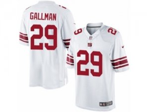 Mens Nike New York Giants #29 Wayne Gallman Limited White NFL Jersey