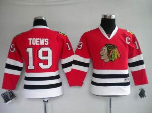 youth nhl chicago blackhawks #19 toews red