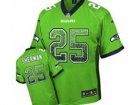 Nike Seattle Seahawks #25 Richard Sherman Green Jerseys(Elite Drift Fashion)