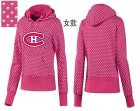 NHL Women Montreal Canadiens Logo Pullover Hoodie 13