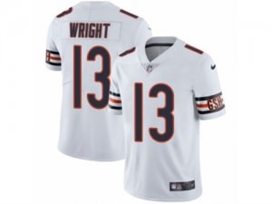 Mens Nike Chicago Bears #13 Kendall Wright Vapor Untouchable Limited White NFL Jersey