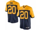 Mens Nike Green Bay Packers #20 Kevin King Limited Navy Blue Alternate NFL Jersey