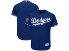 Men Los Angeles Dodgers Customized Majestic Royal 2018 Spring Training Flex Base Team Jersey