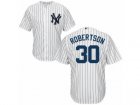 Youth Majestic New York Yankees #30 David Robertson Authentic White Home MLB Jersey