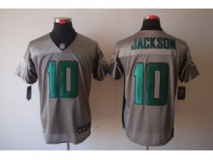 Nike NFL Philadelphia Eagles #10 DeSean Jackson Grey Jerseys[Elite Shadow]