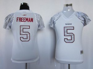 women nfl tampa bay buccaneers #5 freeman zebra field flirt fashion white[zebra]