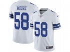 Youth Nike Dallas Cowboys #58 Damontre Moore Vapor Untouchable Limited White NFL Jersey