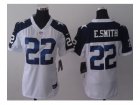 Nike women nfl jerseys dallas cowboys #22 e.smitth thankgivings white