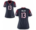 Women's Nike Houston Texans #13 Braxton Miller Navy Blue Team Color NFL Jersey