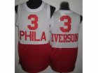 NBA Philadelphia 76ers #3 Allen Iverson red-white Revolution 30