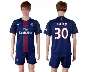 Paris Saint-Germain #30 Sirigu Home Soccer Club Jersey