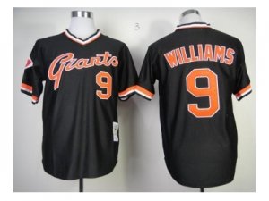 mlb jersey san francisco giants #9 williams m&n black[orange number]TOP