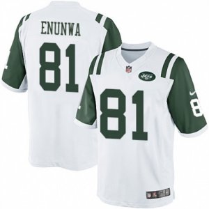 Mens Nike New York Jets #81 Quincy Enunwa Limited White NFL Jersey