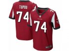 Mens Nike Atlanta Falcons #74 Tani Tupou Elite Red Team Color NFL Jersey