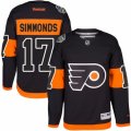 Youth Reebok Philadelphia Flyers #17 Wayne Simmonds Authentic Black 2017 Stadium Series NHL Jersey