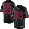 Mens Nike San Francisco 49ers #33 Rashard Robinson Limited Black Alternate NFL Jersey