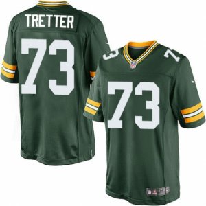 Mens Nike Green Bay Packers #73 JC Tretter Limited Green Team Color NFL Jersey