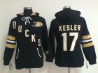 NHL Anaheim Ducks #17 Ryan Kesler Black jerseys (pullover hooded sweatshirt)