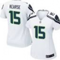 women nfl seattle seahawks #15 kearse white jersey