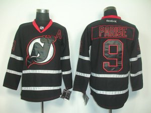 nhl jerseys devils #9 parise black