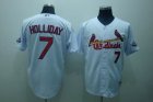 mlb st.louis cardinals #7 holliday white[2009 all star game patc