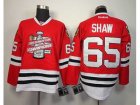 NHL chicago blackhawks #65 shaw red[new 2013 Stanley cup champions]