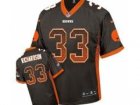 Nike Cleveland Browns #33 Trent Richardson Brown Jerseys(Elite Drift Fashion)