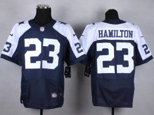 Nike Dallas Cowboys #23 Jakar Hamilton blue Jerseys(thankgivings Elite)