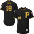 Men's Majestic Pittsburgh Pirates #18 Jon Niese Black Flexbase Authentic Collection MLB Jersey