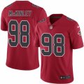 Mens Nike Atlanta Falcons #98 Takkarist McKinley Limited Red Rush NFL Jersey