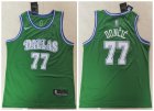 Mavericks #77 Luka Doncic Green Nike Swingman Jersey