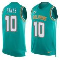 Nike Miami Dolphins #10 Kenny Stills Aqua Green Team Color Men Stitched NFL Limited Tank Top Jersey