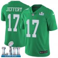Nike Eagles #17 Alshon Jeffery Green 2018 Super Bowl LII Vapor Untouchable Limited Jersey
